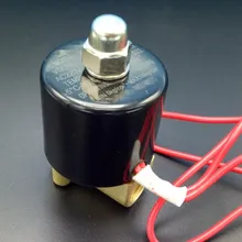 Латунные части Электрический электромагнитный клапан Вода Воздух N/C 1/" DC12V/24 V AC110V 220 V