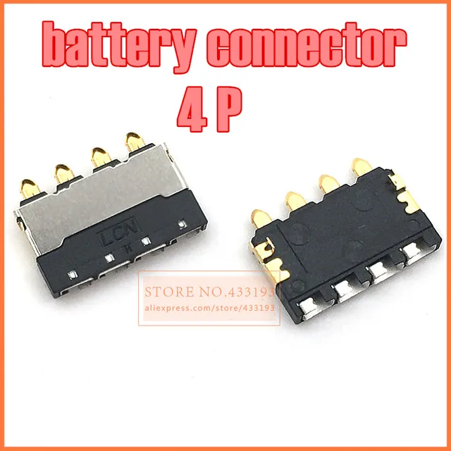 20PCS/LOT Original new battery holder 4Pin ,battery connector, mobile