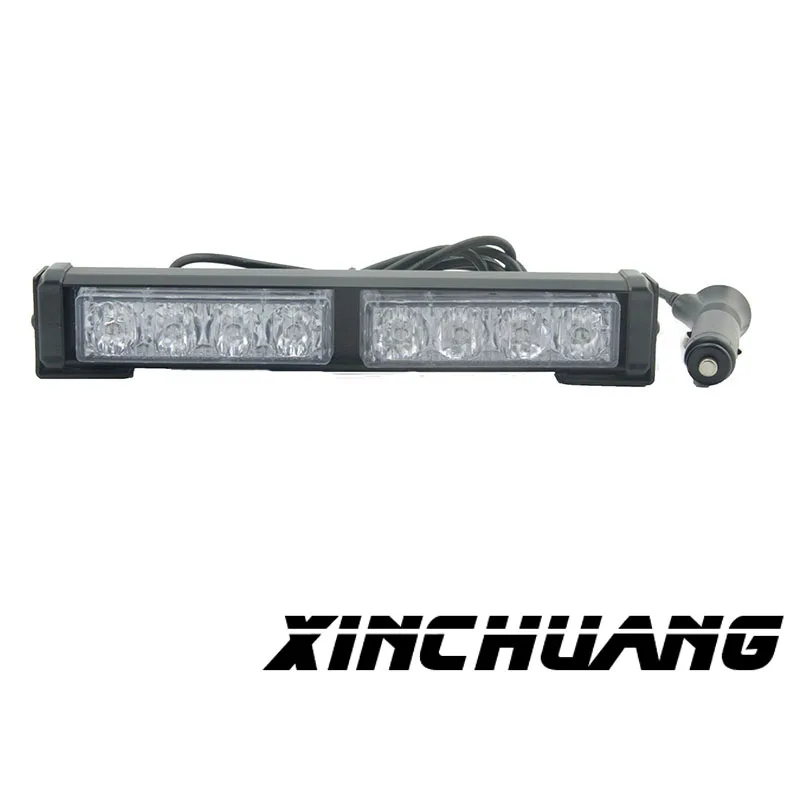 1pcs 8LED 12V 8W Trucks and vans led flashing lights Long bar lamp