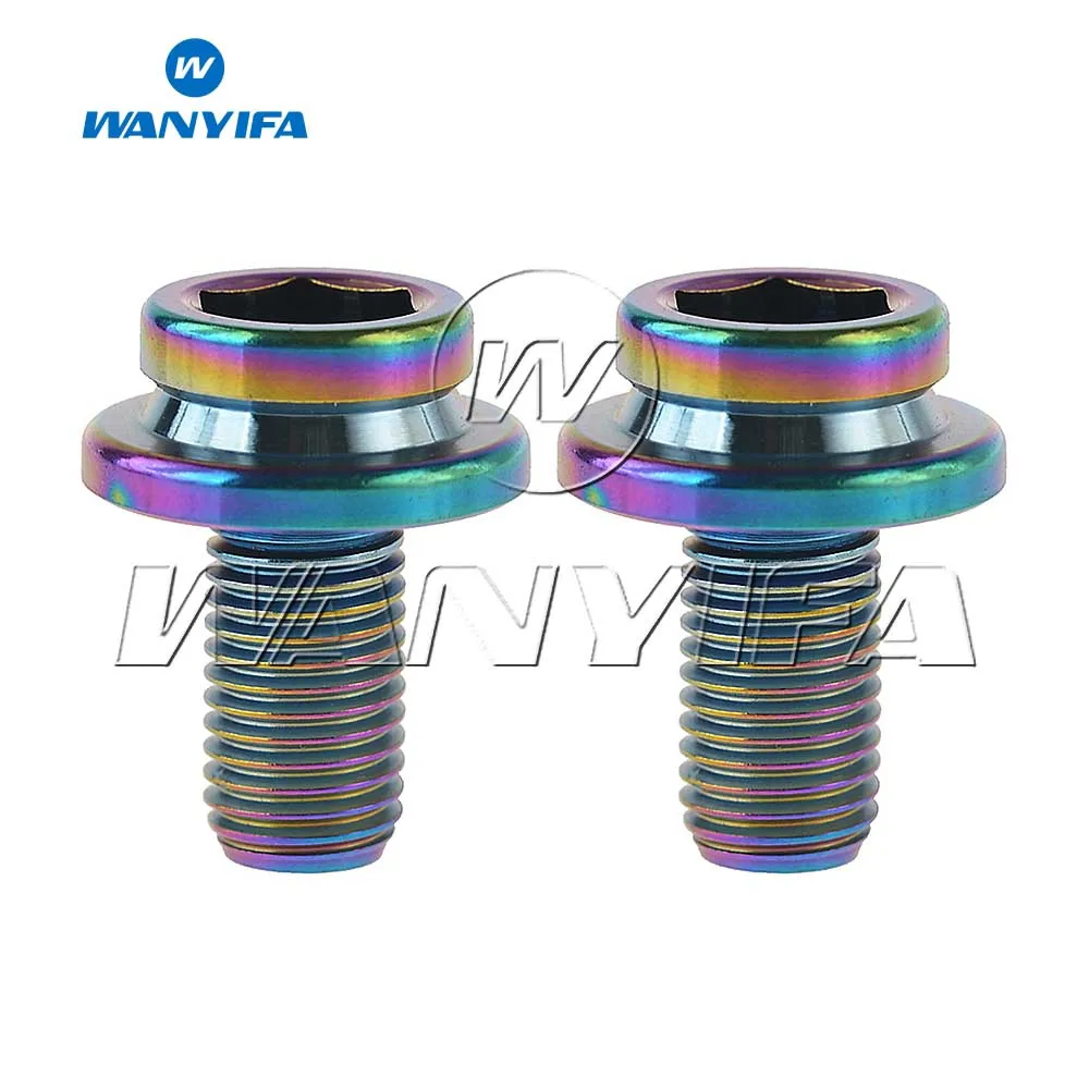 

Titanium Ti Bicycle Screw M8x15mm M8 15mm Crank Square Taper Spindle Bolts
