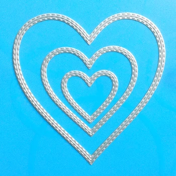 

YINISE 1043 Love Frame Metal Cutting Dies For Scrapbooking Stencils DIY Album Cards Decoration Embossing Folder Craft Die Cuts