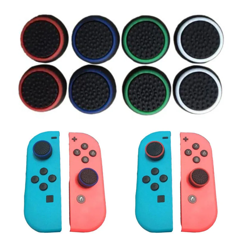 

Silicone Thumb Stick Grip Caps Joypad Analog Joystick Cover Case For Nintend Switch NS JoyCon Controllers Joy-Con ThumbStick