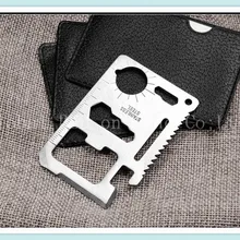 100 шт. выживания Ножи многофункциональный инструмент Ножи Швейцарский Многофункциональный Армия Ножи Охотничьи ножи карты для кемпинга DHL