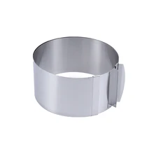 1 шт. торта резак Нержавеющая сталь круглый кулон покрытый печенья помадка, кондитерские изделия безопасны для выпечки тортов Регулируемый выпечки инструмент для украшения торта