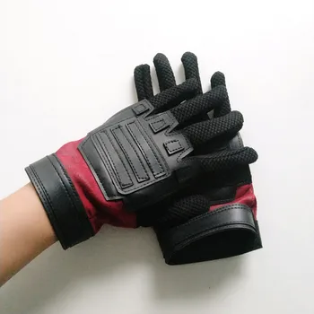 

Deadpool 2 gloves Cosplay Accessory Wade Winston Wilson Fancy leather cosplay gloves with Velcro adjusts wrist size