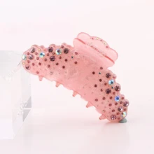 Стразы, Когти для волос, ацетат, краб для волос, Womon, большое и длинное ювелирное изделие, акриловая заколка для волос, украшение для головы, аксессуары, шпильки для волос