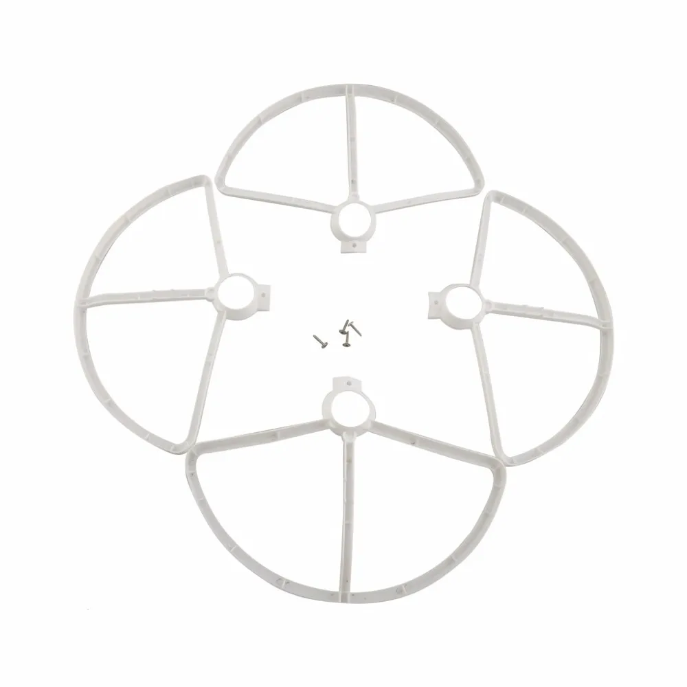 BLLRC for 4pcs MJX B5W F20 BUgs 5W four-axis aircraft blade protection drone white protection cover