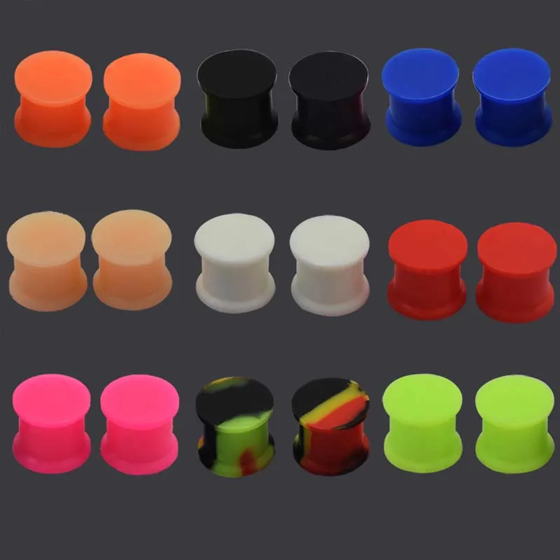 Wholesale 9pair Fashion Earring Studs Ear Skin Tunnels Plugs Earlet