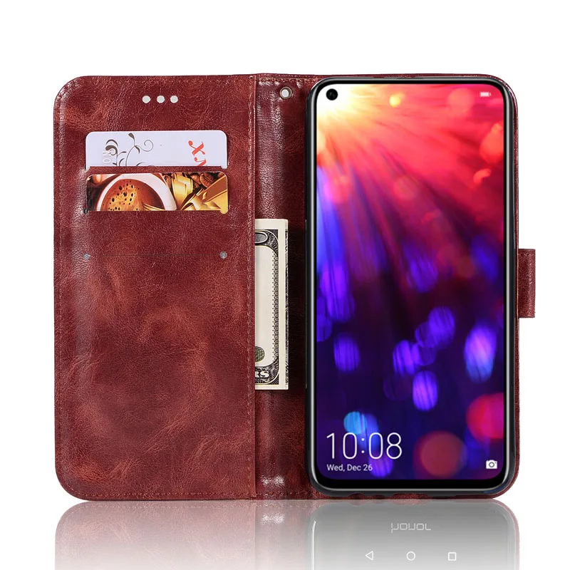 Чехол в стиле ретро для Huawei Honor V20 V10 V9 10 9 Lite 8X 8C 8A кожаный чехол бумажник флип 8 7 6X 9i