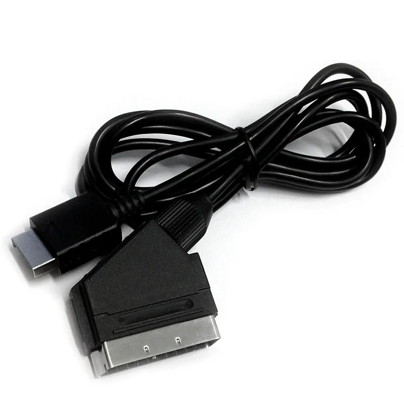 1.8m For Sony Playstation PS1 PS2 PS3 RGB SCART Cable TV AV Lead Replacement Connection Cable For PAL/NTSC Consoles 1.8m For Sony Playstation PS1 PS2 PS3 RGB SCART Cable TV AV Lead Replacement Connection Cable For PAL/NTSC Consoles