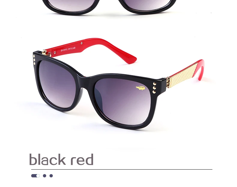 Krokodil круглые модные очки, негабаритные солнцезащитные очки для женщин, брендовые дизайнерские роскошные женские очки, UV400 Oculos De Sol 8985