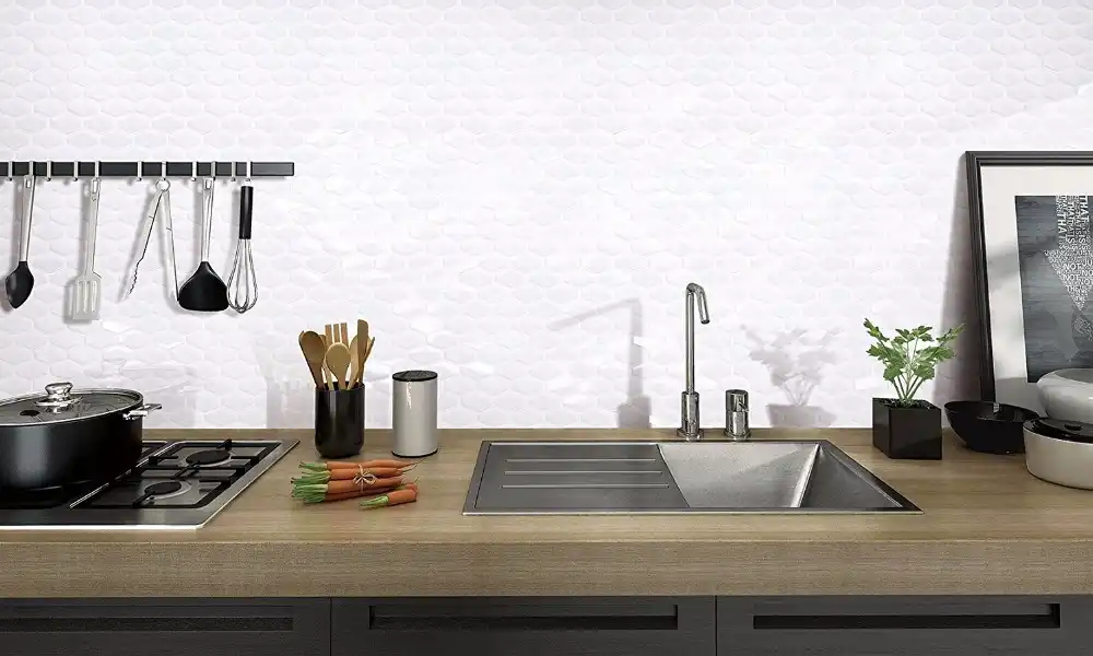 Revestimiento y adhesivo para cocina, azulejo autoadhesivo para pared