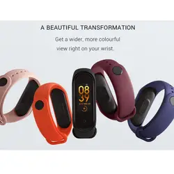 Новинка 2019 Оригинал Xiaomi mi Band 4 Смарт цветной экран Браслет Пульс фитнес 135 мАч Bluetooth 5,0 50 м плавание mi ng водонепроницаемый