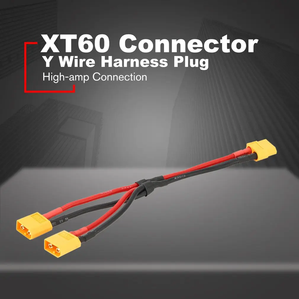 

15CM XT60 Y Wire Harness Plug Series RC Battery Pack Connector Adapter Cable Converter Remote Control Toys Accessories