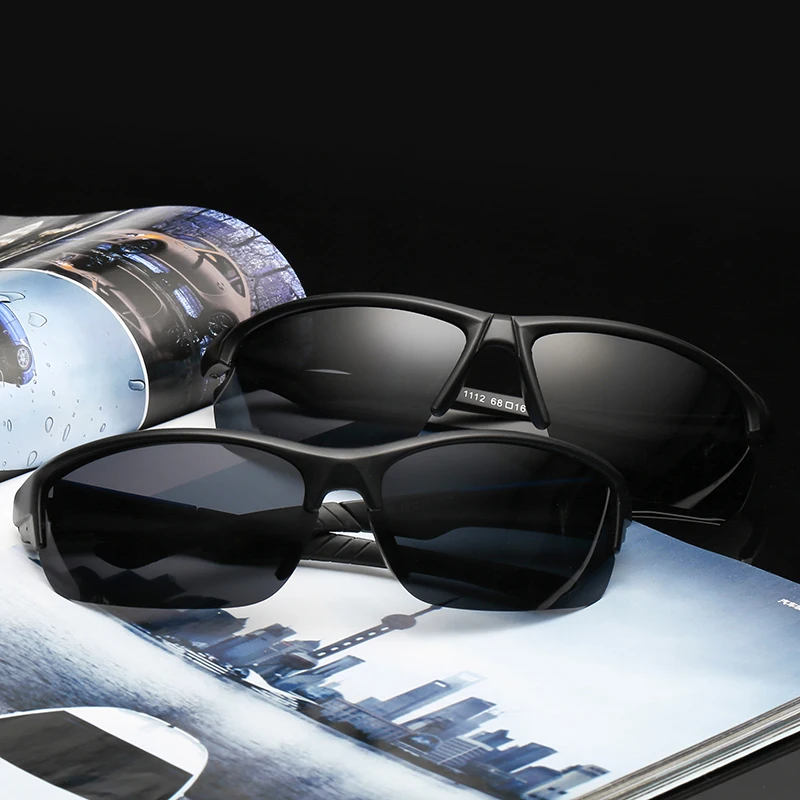 TOEXPLORE поляризованные мужские антибликовые солнцезащитные очки для вождения спортивные очки Роскошные брендовые дизайнерские солнцезащитные очки модные UV400
