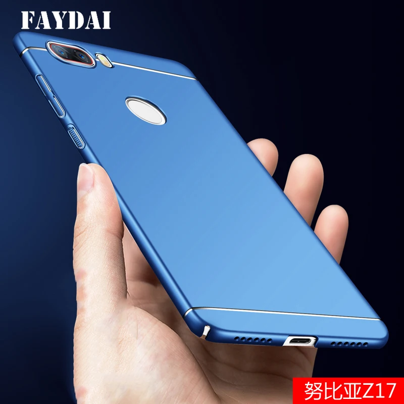 FAYDAI For ZTE Nubia Z17 case Luxury Hard Back Protecter Cases Plastic Matte PC Cover Case