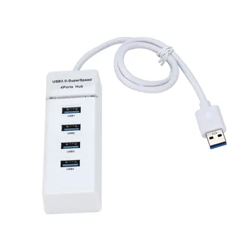 

High-speed transmission 4-port USB 3.0 multi-HUB splitter data transfer and charging expansion adapter for desktop notebooks #10