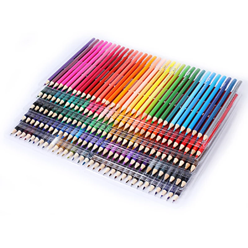 

120/160/72/48 Colors Wood Oil Colored Pencils Set Pencil Case High Quality For Drawing Sketch School Gift Art Supplie stationery