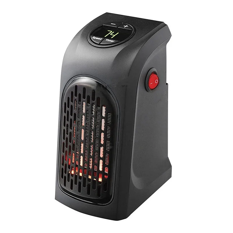350W Wall Outlet Electric Heater Handy Air Heater 250 sq.ft.Warm Air Blower Electric Radiator