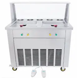 Высокоэффективная машина для жарки мороженого в рулонах/жареный йогурт машина для производства мороженого