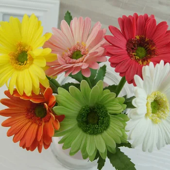 

Flower Bouquet Bunch Artificial Flower Floral Home Cnterpiece, Table Landscrape, Gerbera Daisy