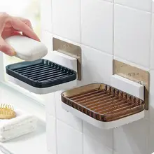 Двойной слив Мыло настенный держатель Мыло коробка для хранения Аксессуары для ванной комнаты Мыло блюдо