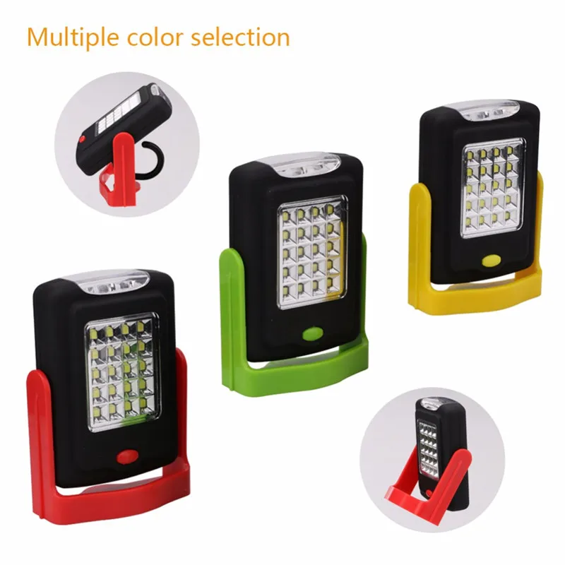 Portable LED Light Flashlight Torch Lantern Work Camping Bicycle Lamp with Built-in Magnet Hook for Emergency | Освещение