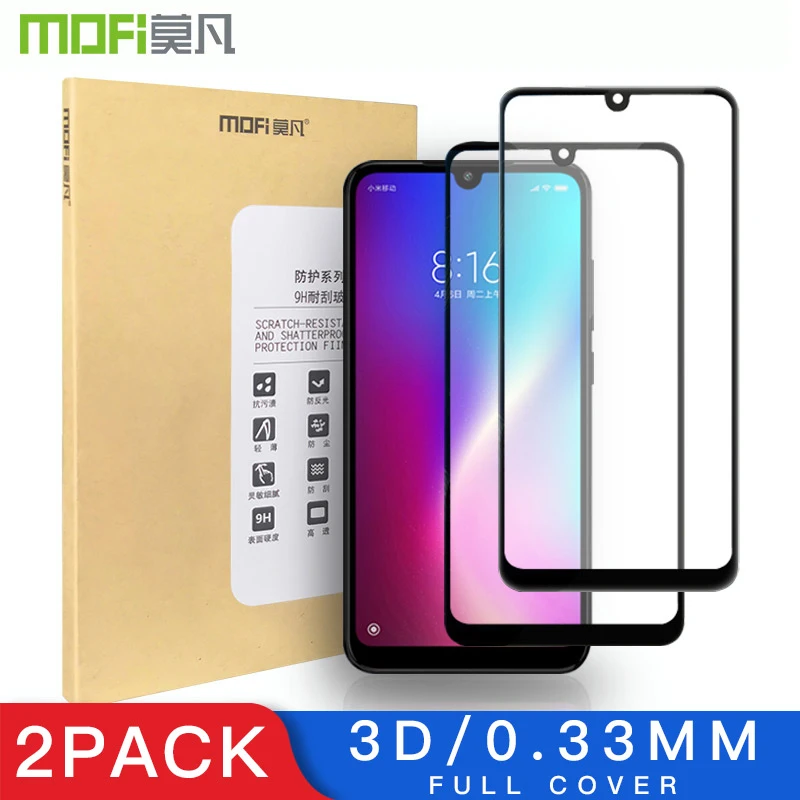 Mofi для xiaomi redmi 7 закаленное стекло полное покрытие Redmi Защита экрана 9H 3D pro