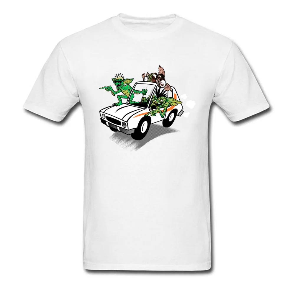 Normal Gremlinz Party Short Sleeve Labor Day Tops & Tees Retro O-Neck 100% Cotton T Shirts Men T Shirt Wholesale Gremlinz white