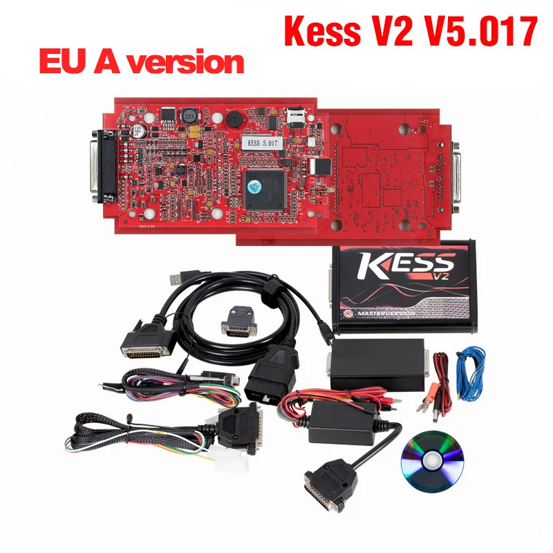 KESS V2 V2.47 OBD2 менеджер тюнинговый комплект без жетона лимит Kess V2 Master V4.036 kess V5.017 ktag V7.020 EU ecu чип тюнинговый инструмент - Цвет: KESS V2 EU