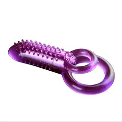 Задержка эякуляции кольцевой вибратор для презерватива Стимулятор клитора кольцо на пенис накладной рукав секс-игрушки для мужчин