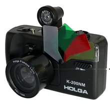 Holga K200NM/FEL/FV+ Рыбий глаз FEL-135K и рыбий глаз видоискатель Набор Ломо K-200NM Пленочный Фотоаппарат-черный