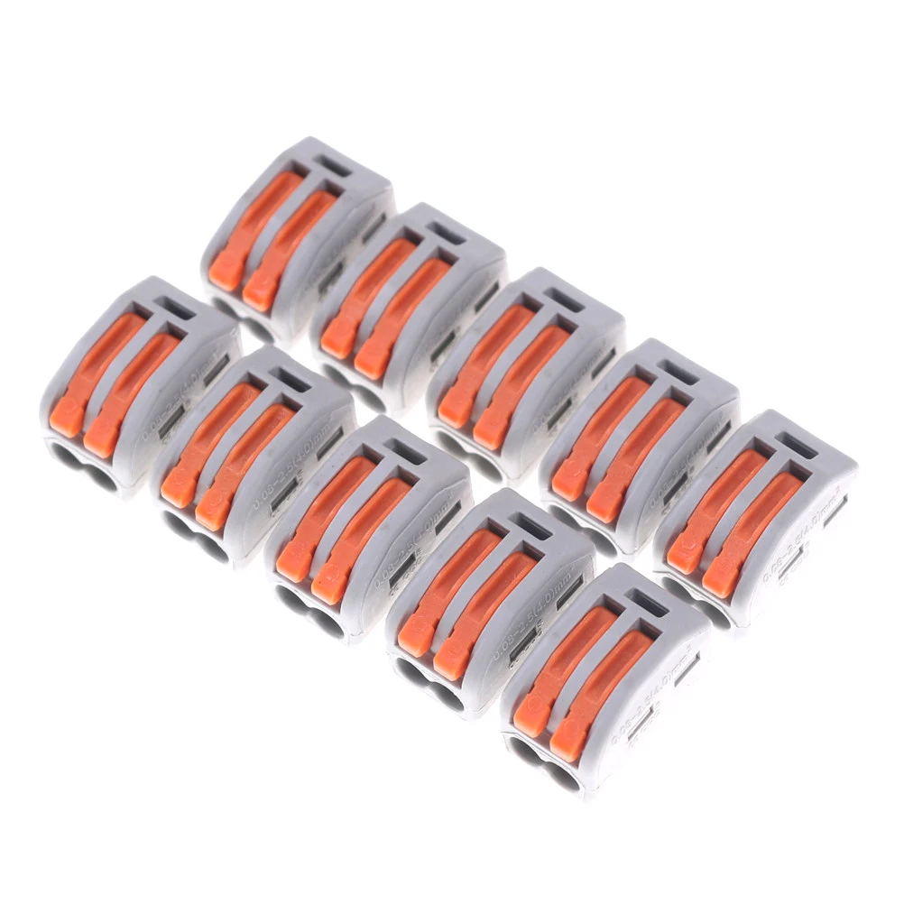 

10PCS Electrical Wiring Terminals Household Wire Connectors Fast Terminals For Connection Of Wires Lamps And Lanterns