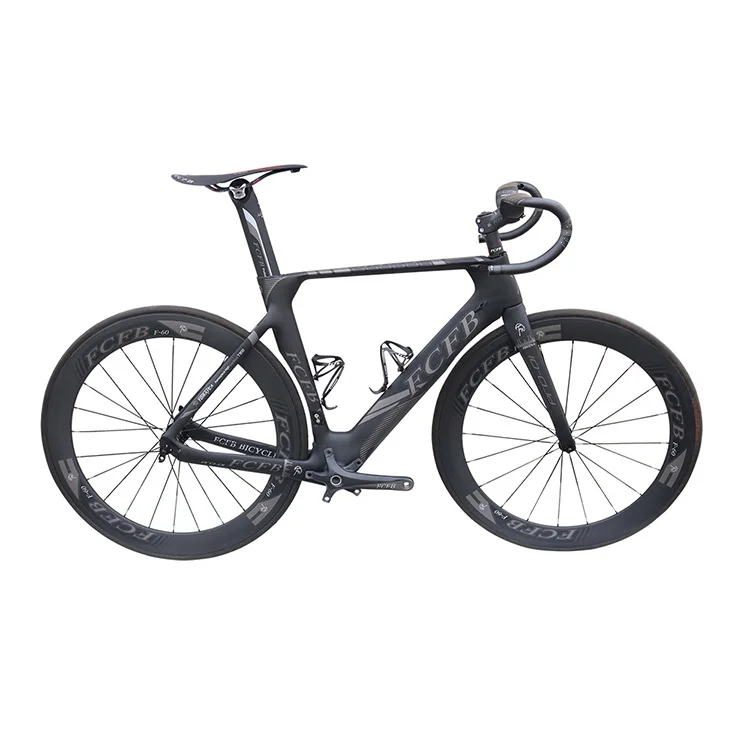 Top FCFB carbon road bike Pro01 47/49/51cm new carbon road frame 3K matt BB92 bicicleta road bike frame with handlebar stem 0