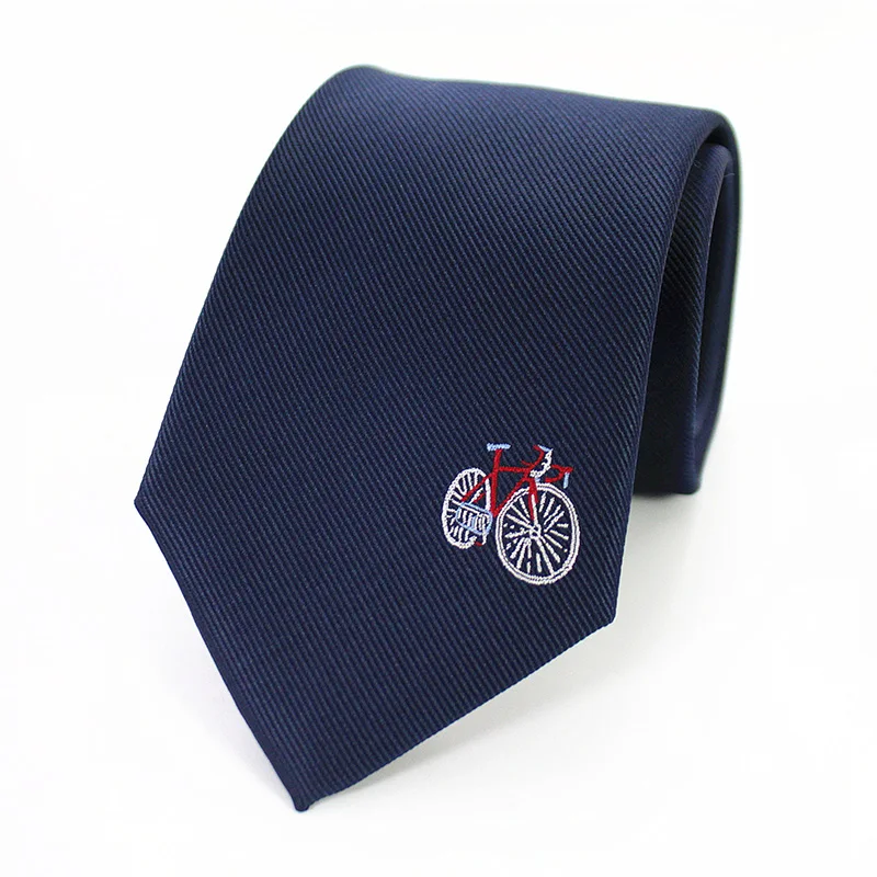bicycle JEMYGINS 8 см натуральный шелковый галстук ручной работы логотип модный мужской галстук многоцветный мужской жаккардовый галстук Деловая одежда Повседневная Вечеринка - Цвет: bicycle