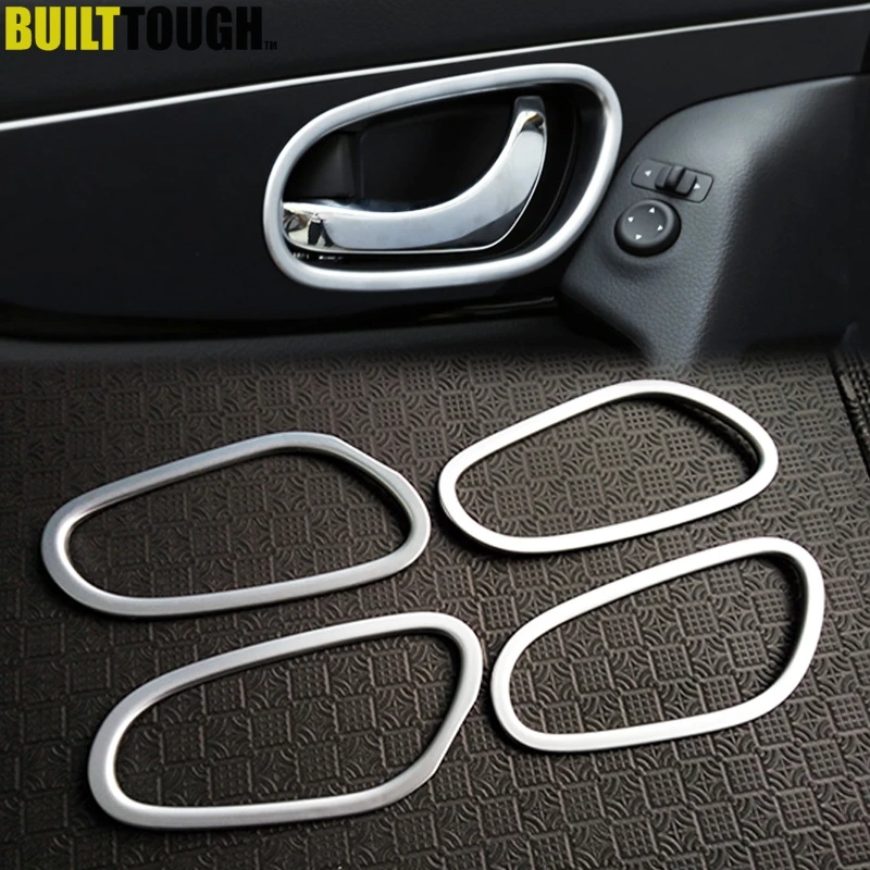 

For Nissan Rogue Sport Qashqai J11 2014 2015 2016 2017 2018 2019 Chrome Inner Door Handle Cover Catch Bowl Trim Frame Decoration