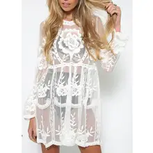 Сексуальный купальник для женщин, купальный костюм, кружевное вязаное бикини, накидка, купальник, накидка с длинным рукавом, Пляжное Платье