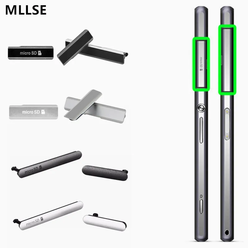 MLLSE Rear SIM Card Micro SD USB Charging Port Slot Block