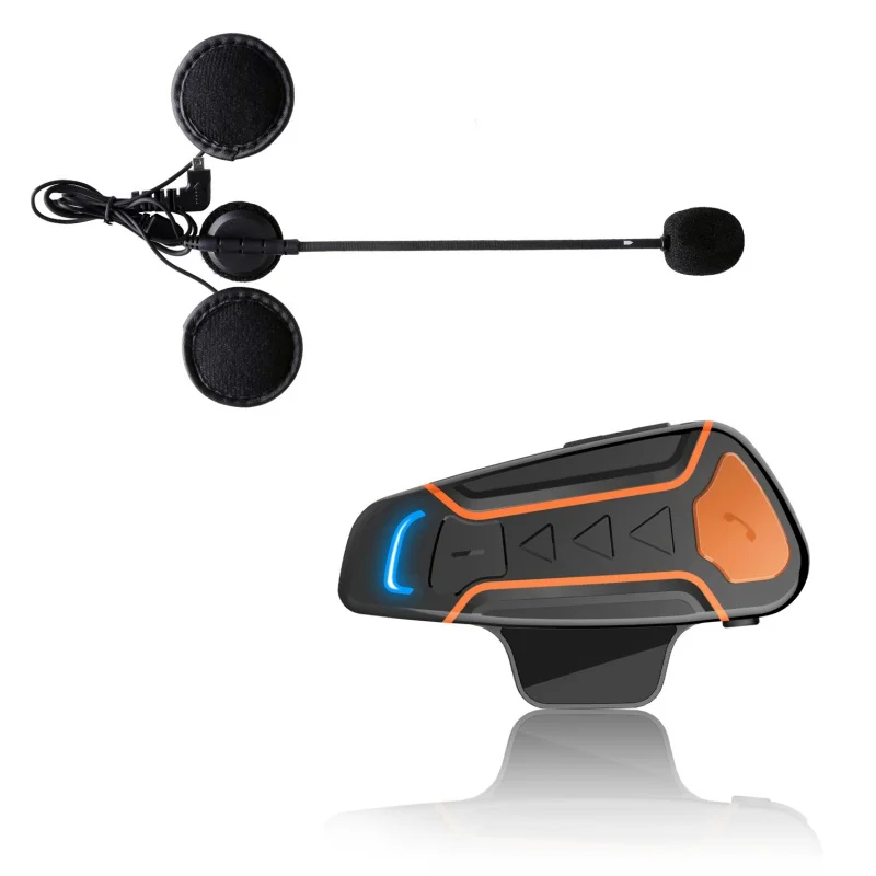 Портативный мотоцикл Bluetooth гарнитура системы связи водонепроницаемый мотоциклетный шлем домофон и аудио