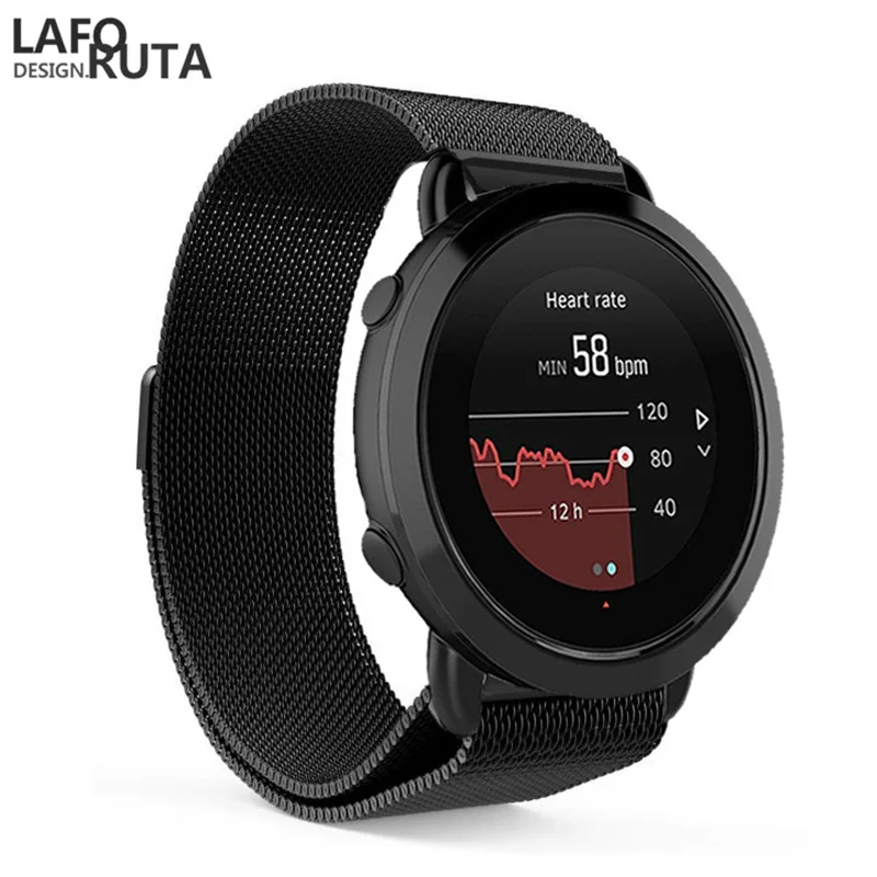 Laforuta Milanese Loop для Suunto 3 Fitnes ремешок мужчин и женщин 20 мм быстросъемный браслет Suunto3