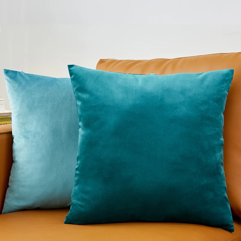 26colors Pillow Cover Velvet Cushion Cover For Living Room Sofa 45*45 Kussenhoes Blue Home Decorative Housse De Coussin 26colors Pillow Cover Velvet Cushion Cover For Living Room Sofa 45*45 Kussenhoes Blue Home Decorative Housse De Coussin