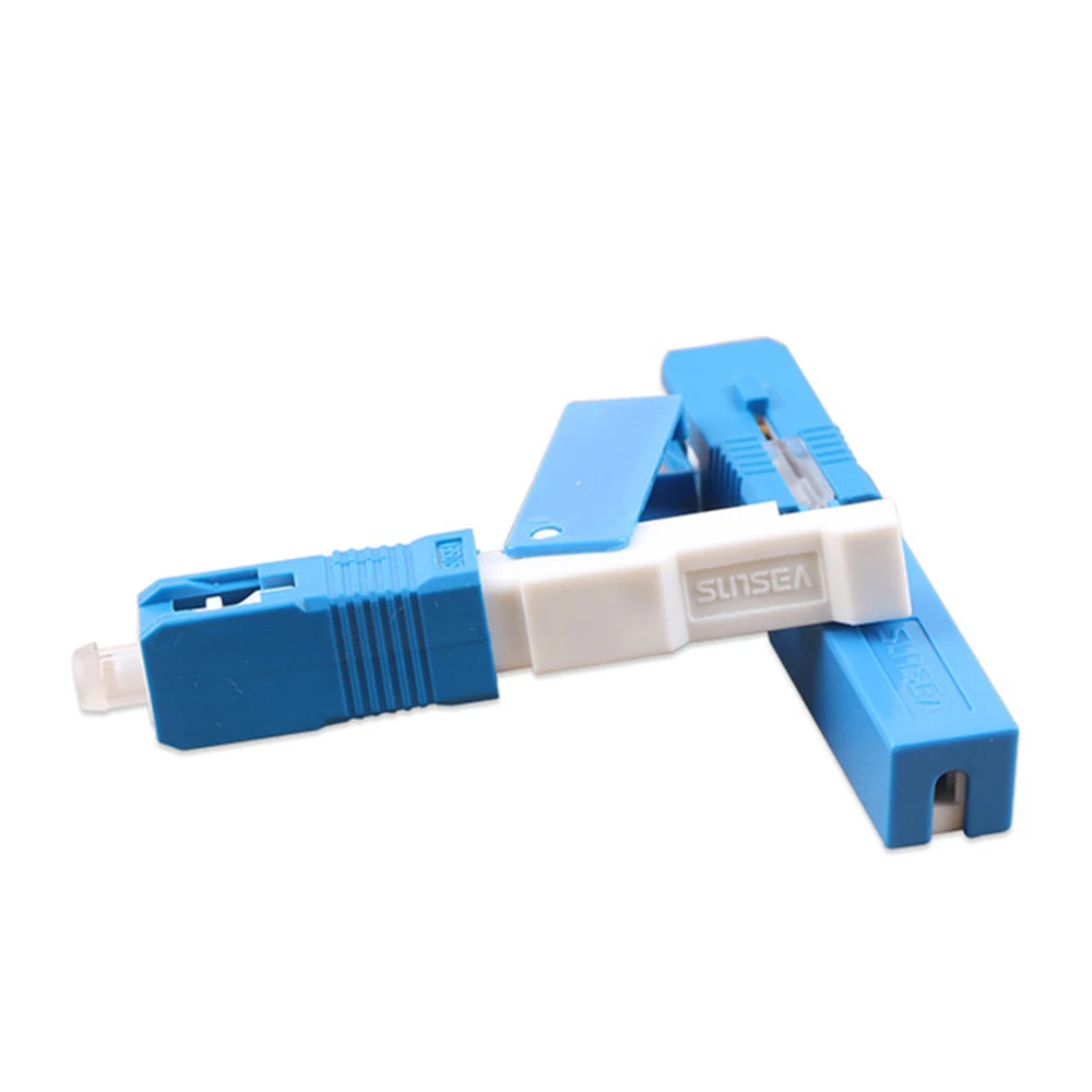 

100pieces/lot Sunsea SS03 FTTH SC UPC Optical fibe quick connector SC PC FTTH Fiber Optic Fast Connector SC Connector