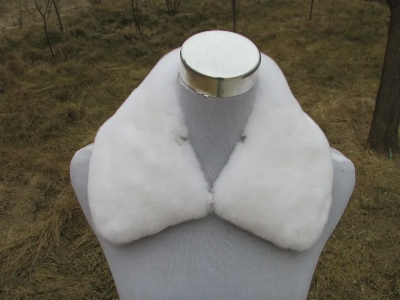 

Detachable rex Rabbit Fur Collar real fur collar