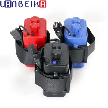 

LANBEIKA 6 Section 18650 Waterproof Battery Case 18650 Battery Pack 5V USB / 8.4V DC Dual Interface 18650 Waterproof Battery Box