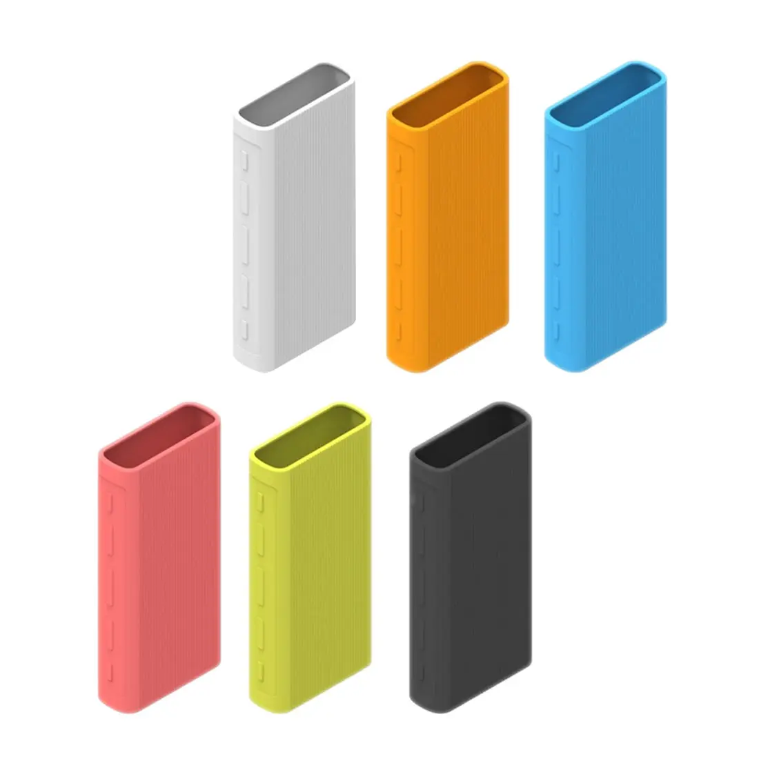 Защитный чехол для Xiaomi PowerBank 2 поколения 10000/16000/20000/5000 силиконовый чехол для зарядки