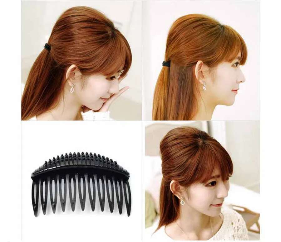 2pcs Hair Base Bump Styling Insert Tool Volume Fluffy Princess Styling Increased Hair Comb Pad
