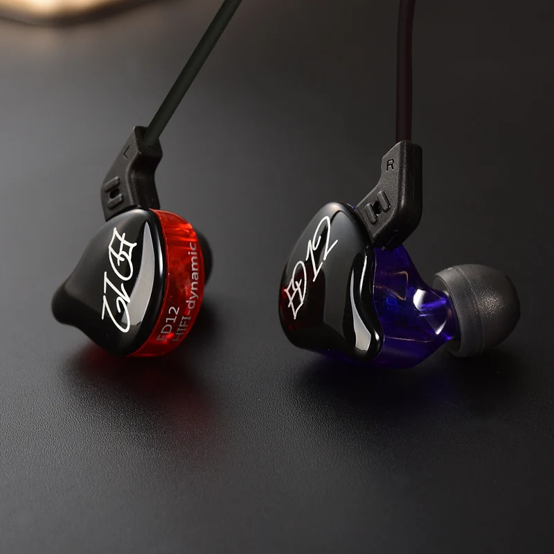 KZ ED12 Custom Style Earphone Detachable Cable In Ear Audio Monitors Noise Isolating HiFi Music Sports Earbuds With Microphone