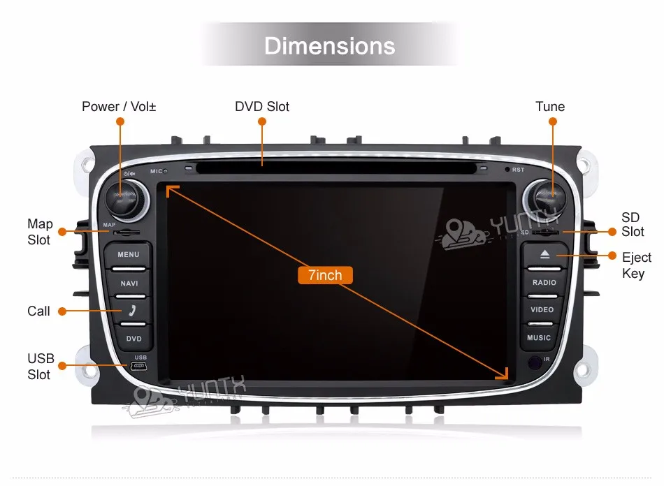 7 ''автомобильный Радио Android 9,0 Octa Core dvd-плеер для автомобиля gps Карты DAB+ OBD для Ford Focus II 2008 2009 2010 2011 Mondeo C-Max S-Max