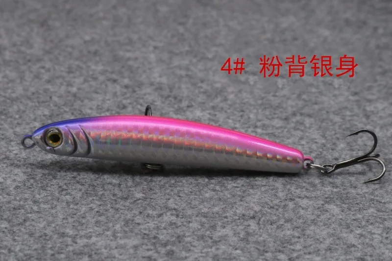 12g 80mm Hot Jerkbaits Fishing lures Silence Sinking Minnow High Quality Hard Baits Good Action Wobblers