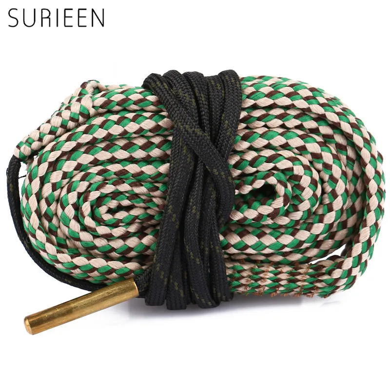 SURIEEN Hunting Gun Accessories Boresnake Gun Cleaning for 7.62mm .308 30-30 30-06 .300 .303 .30 cal Pistol/ Rifle Cleaner Rope